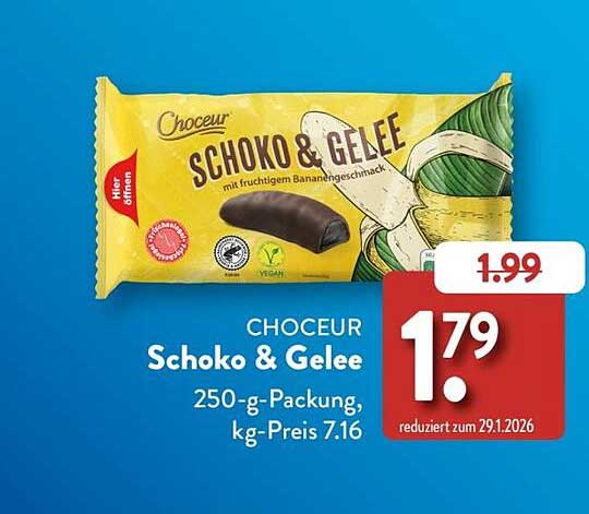 CHOCEUR Schoko & Gelee 250-g-Packung, kg-Preis 7.16