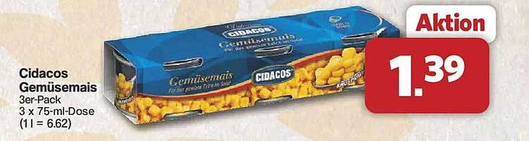 Cidacos Gemüsemais