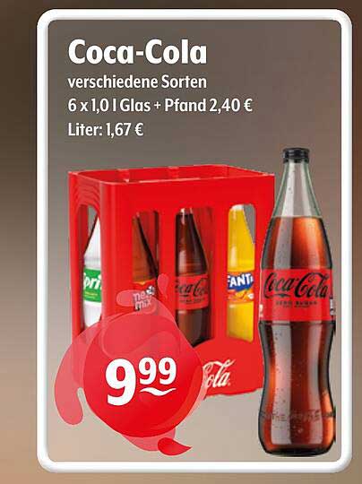 Coca-Cola verschiedene Sorten