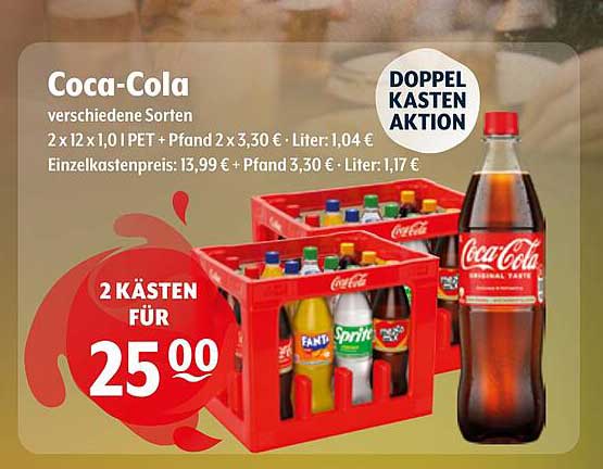 Coca-Cola verschiedene Sorten