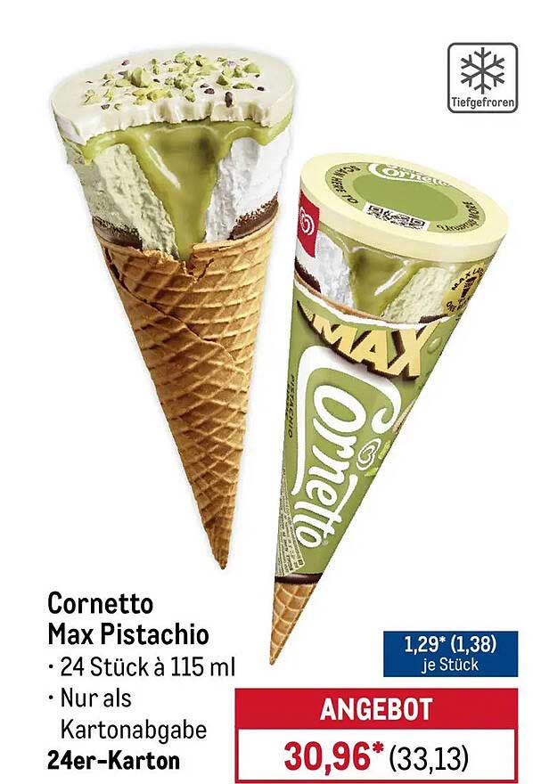 Cornetto Max Pistachio