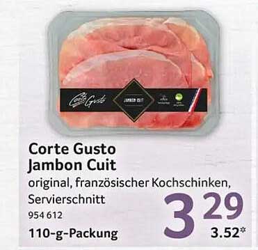 Corte Gusto Jambon Cuit