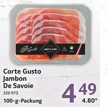 Corte Gusto Jambon De Savoie