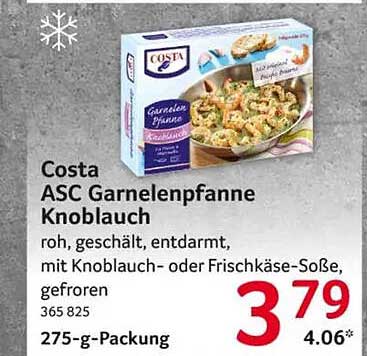 Costa ASC Garnelenpfanne Knoblauch