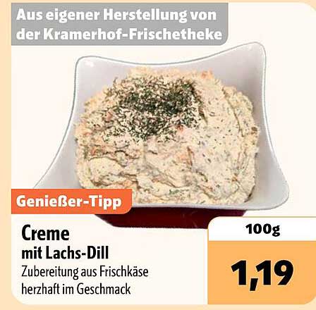 Creme mit Lachs-Dill
