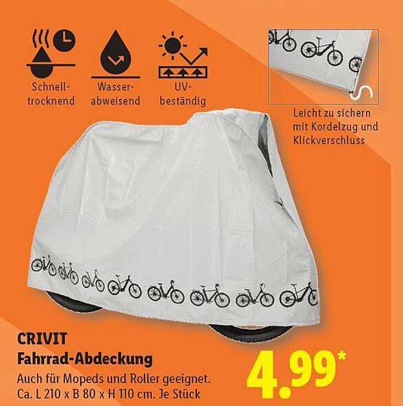CRIVIT Fahrrad-Abdeckung