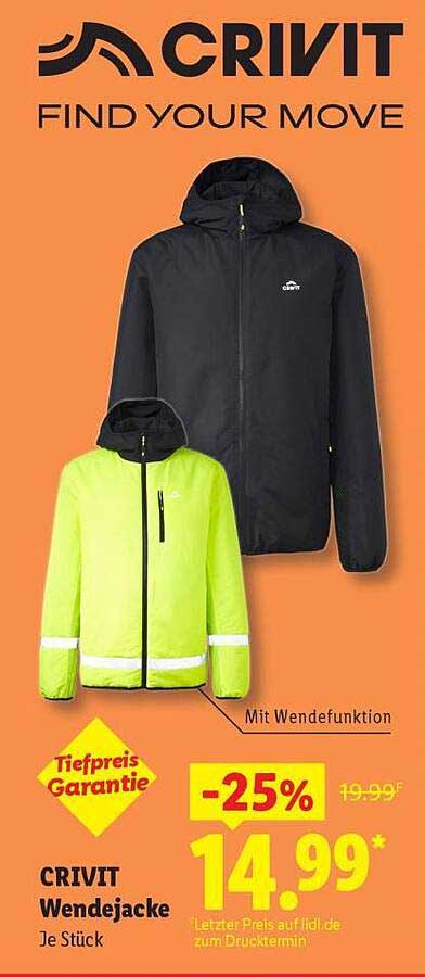 CRIVIT Wendejacke