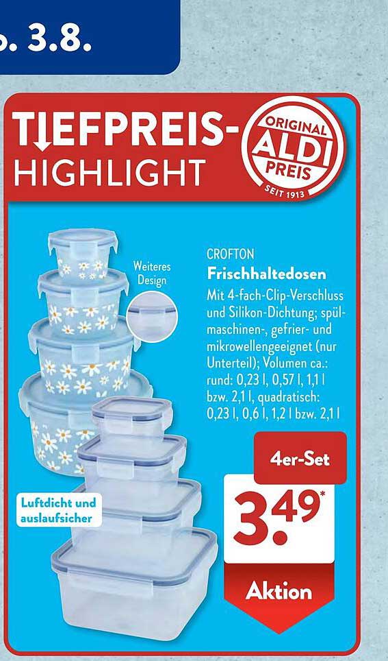 CROFTON Frischhaltedosen