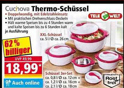 Cucina Thermo-Schüssel