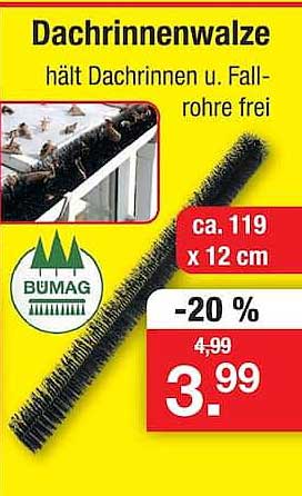 Dachrinnenwalze