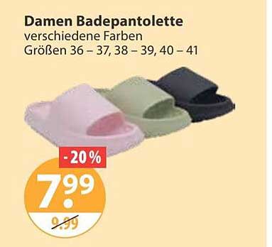 Damen Badesandalette