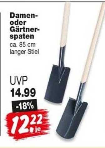 Damen- oder Gärtner-spaten ca. 85 cm langer Stiel