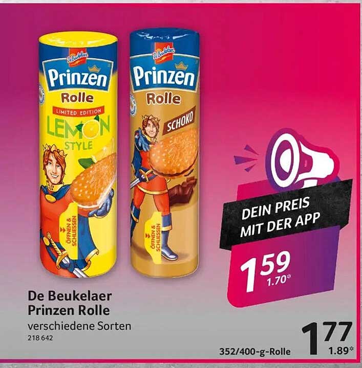 De Beukelaer Prinzen Rolle verschiedene Sorten