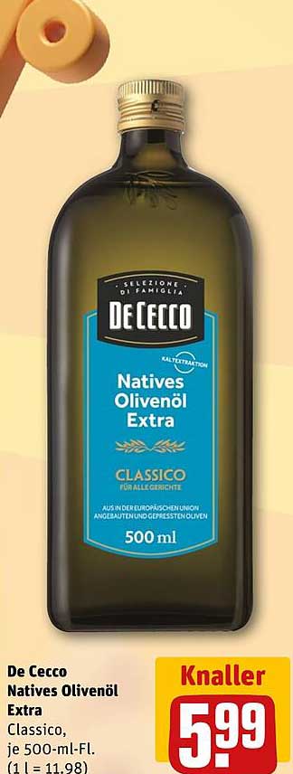 De Cecco Natives Olivenöl Extra