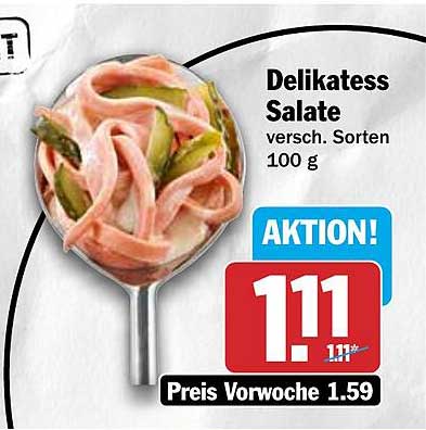 Delikatess Salate versch. Sorten 100 g