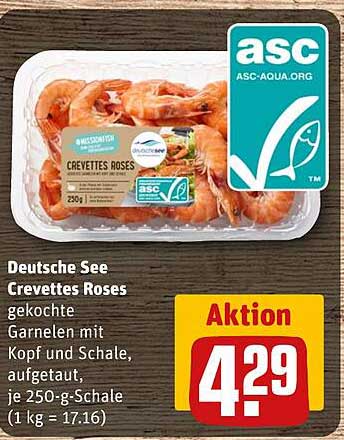 Deutsche See Crevettes Roses