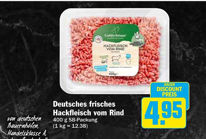 Deutsches frisches Hackfleisch vom Rind
