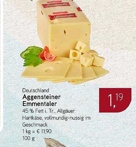 Deutschland Aggensteiner Emmentaler