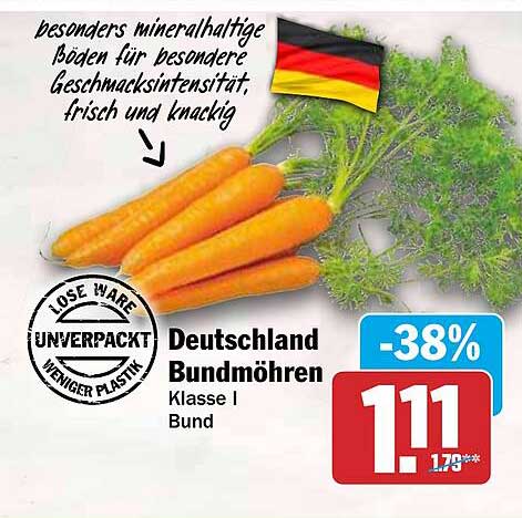 Deutschland Bundmöhren