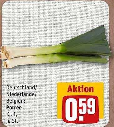 Deutschland/ Niederlande/ Belgien: Porree Kl. I, je St.