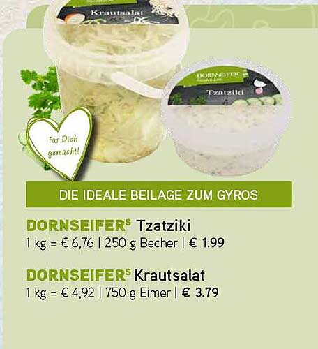DIE IDEALE BEILAGE ZUM GYROS