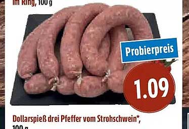 Dollerspieß drei Pfeffer vom Strohschwein*