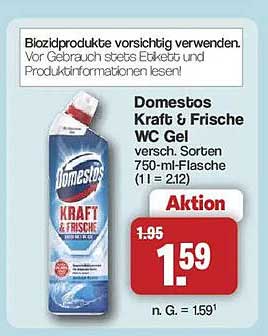 Domestos Kraft & Frische WC Gel