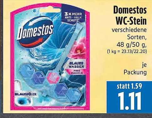Domestos WC-Stein verschiedene Sorten, 48 g/50 g, je Packung