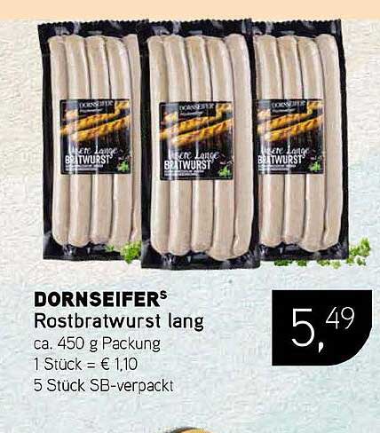DORNSEIFER Rostbratwurst lang