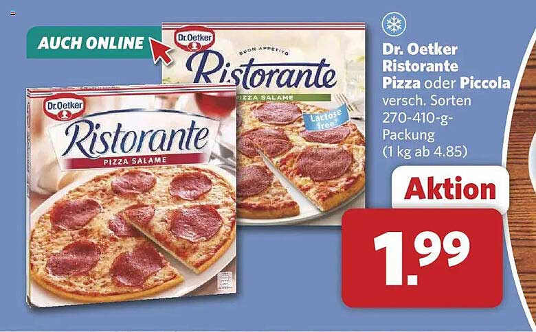 Dr. Oetker Ristorante Pizza oder Piccola versch. Sorten 270-410-g-Packung