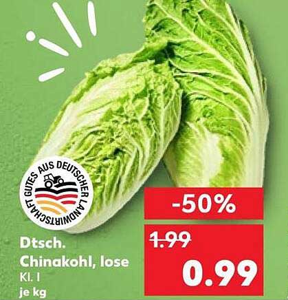 Dtsch. Chinakohl, lose Kl. I je kg