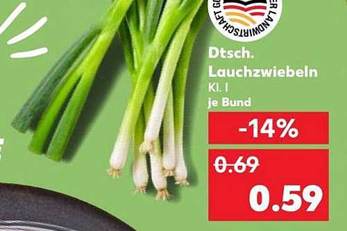 Dtsch. Lauchzwiebeln Kl. I je Bund