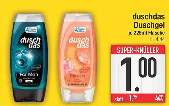 duschdas Duschgel je 225ml Flasche