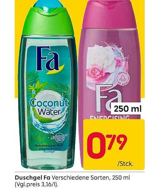 Duschgel Fa Verschiedene Sorten, 250 ml