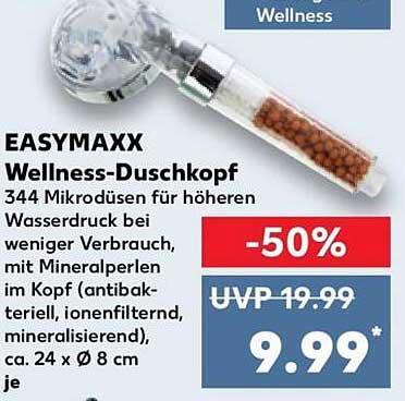 EASYMAXX Wellness-Duschkopf
