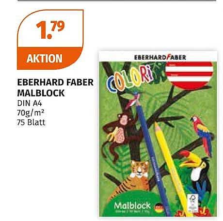 EBERHARD FABER MALBLOCK DIN A4 70g/m² 75 Blatt