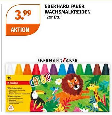 EBERHARD FABER WACHSMALKREIDEN 12er Etui