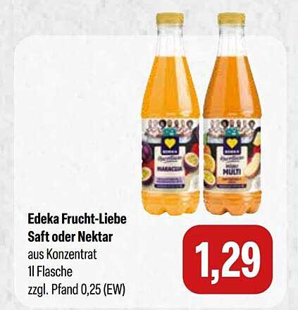 Edeka Frucht-Liebe Saft oder Nektar