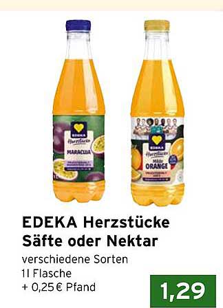 EDEKA Herzstücke Säfte oder Nektar