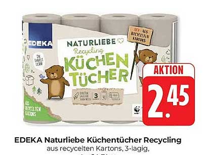 EDEKA Naturliebe Küchentücher Recycling