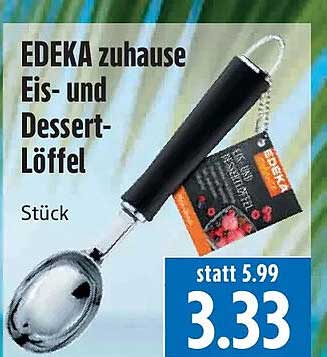 EDEKA zuhause Eis- und Dessert-Löffel