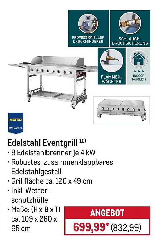 Edelstahl Eventgrill 10)
