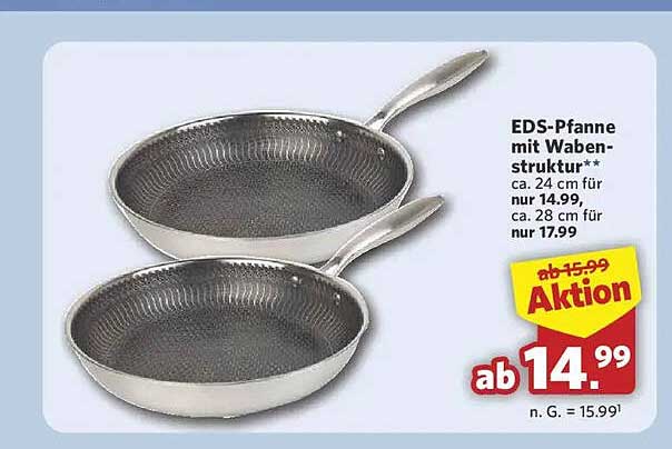 EDS-Pfanne mit Wabenstruktur**