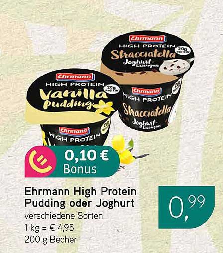 Ehrmann High Protein Pudding oder Joghurt verschiedene Sorten