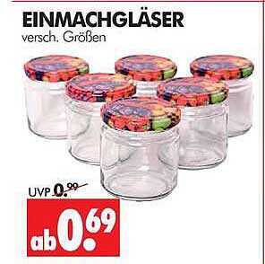 EINMACHGLÄSER