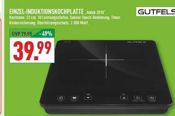 EINZEL-INDUKTIONSKOCHPLATTE „Induk 2010“