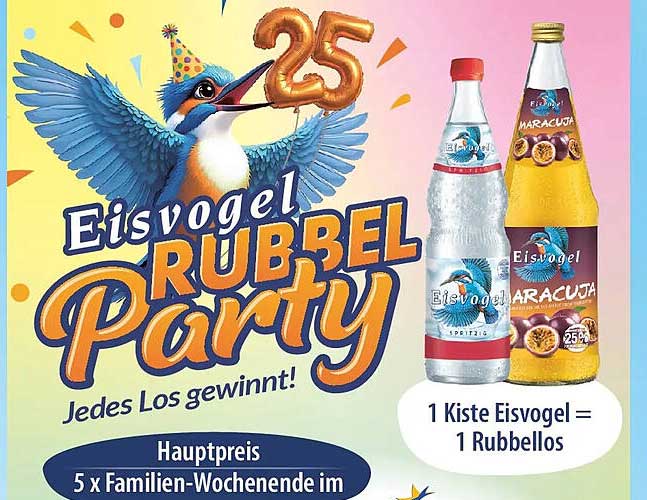 Eisvogel Rubbel Party