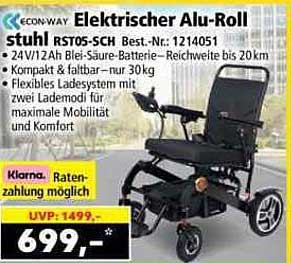 Elektrischer Alu-Rollstuhl RST05-SCH