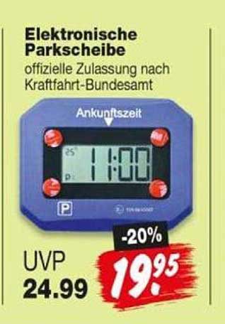 Elektronische Parkscheibe