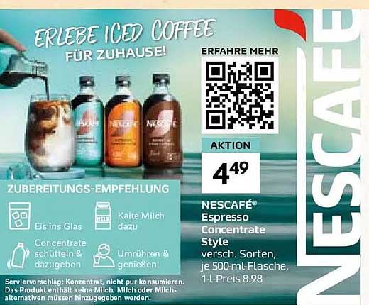 ERLEBE ICED COFFEE FÜR ZUHAUSE!
